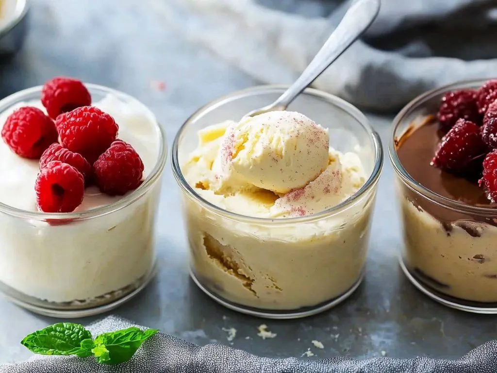 Die Zutaten für euer Eis ohne Zucker im Überblick