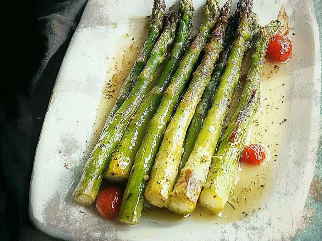 Grüner Spargel aus dem Ofen Ein köstliches Rezept für eine zuckerarme Ernährung