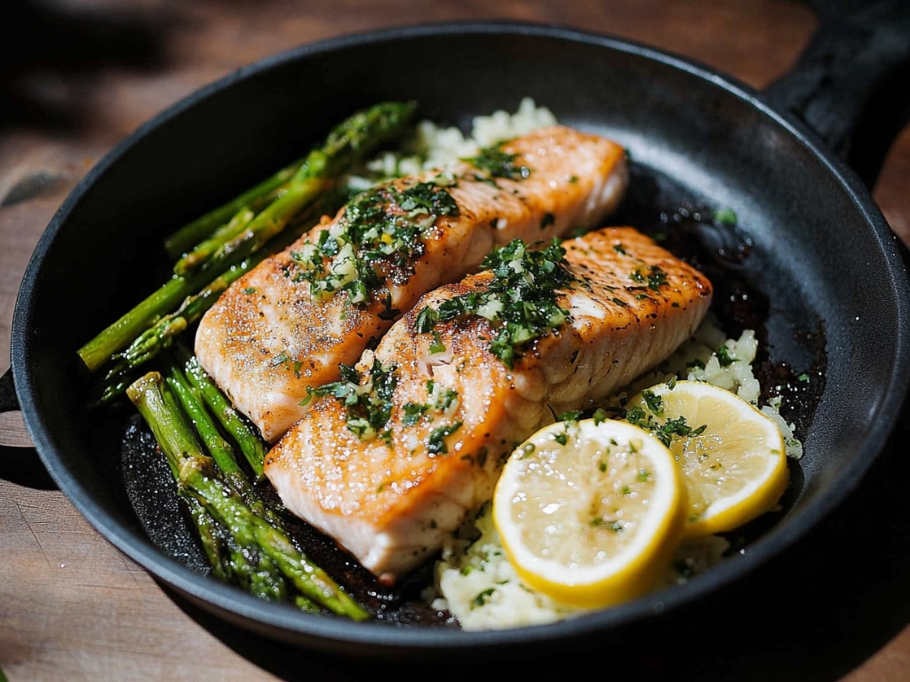 Warum ihr Lachs mit grünem Spargel lieben werdet
