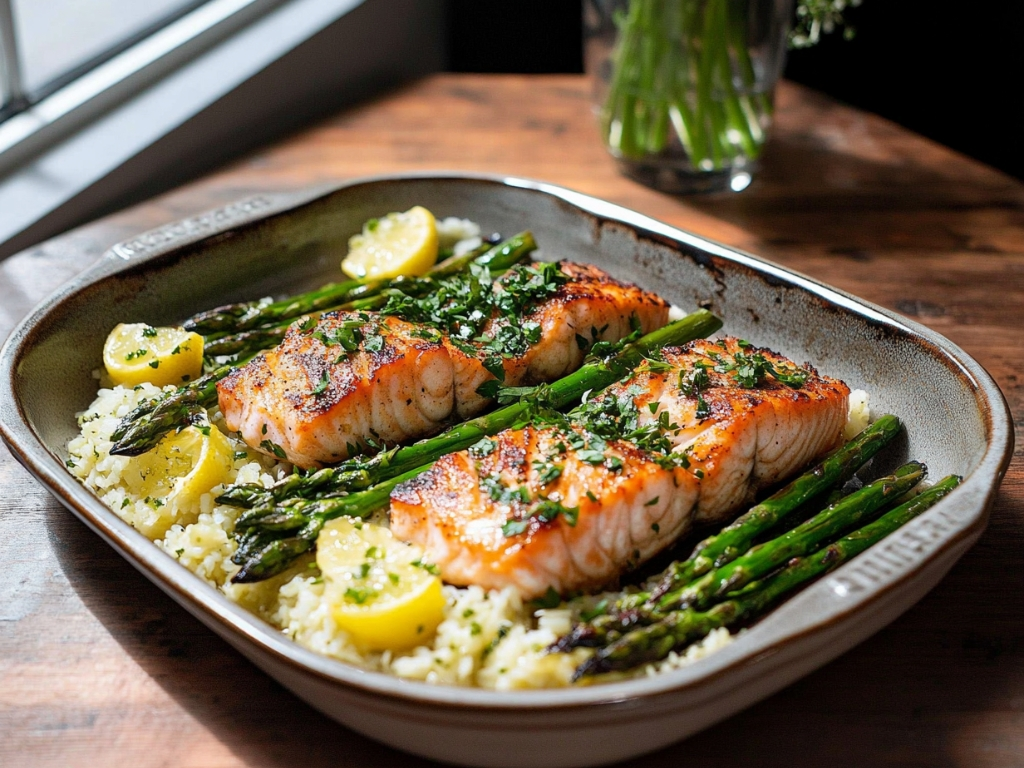 Warum ihr Lachs mit grünem Spargel lieben werdet