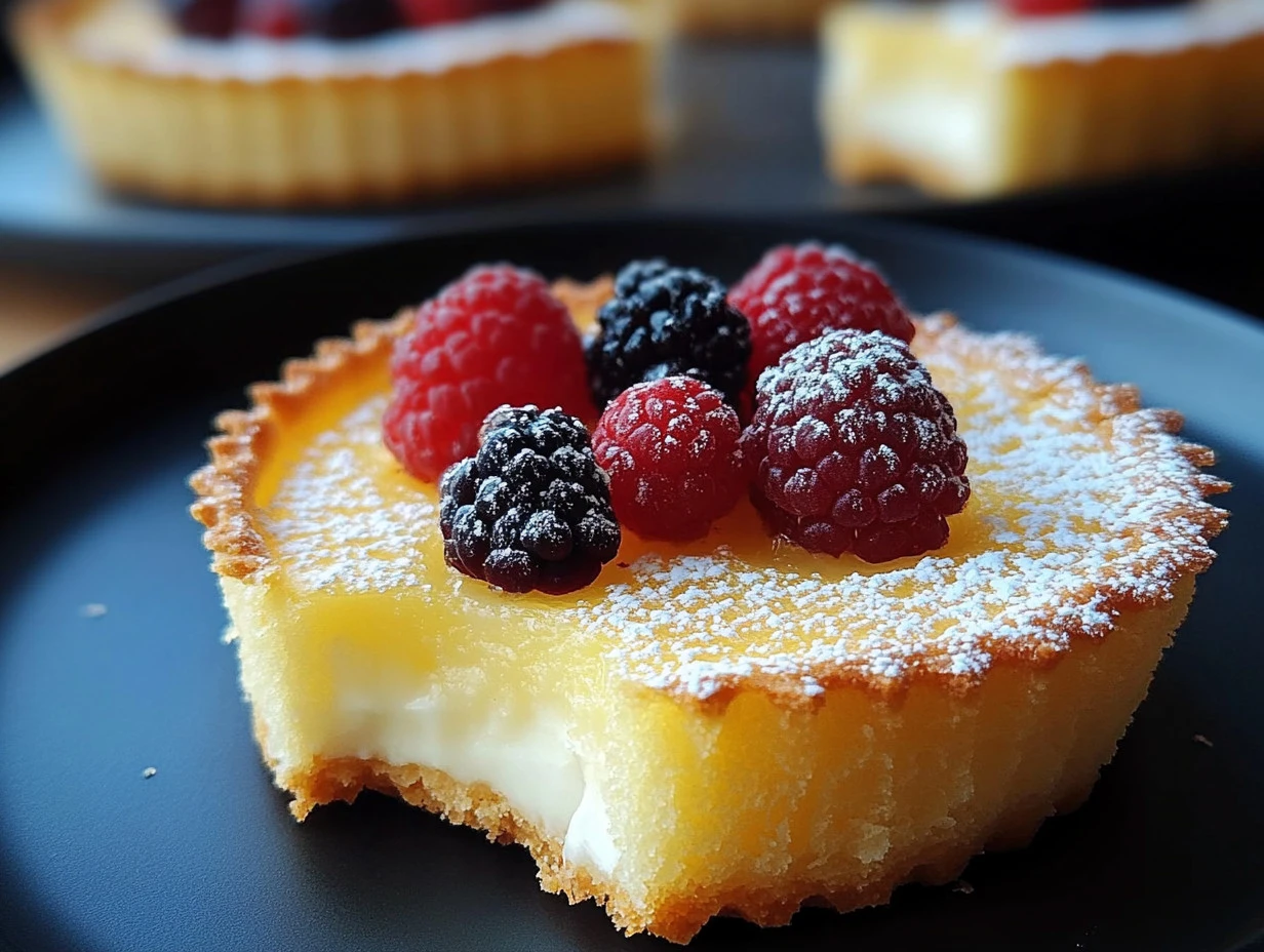 Joghurtkuchen ohne Mehl und Zucker auf einem Teller serviert